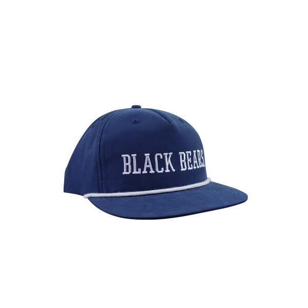 Black Bears Flat Brim Rope Hat